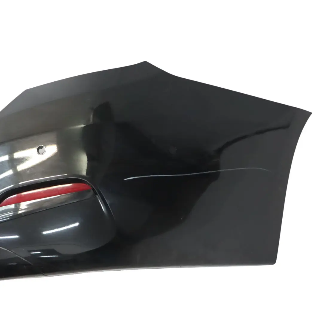 BMW F32 F33 Rear Bumper Trim Panel PDC Black Sapphire Metallic - 475 - SKU 7496107-BS - Part number 7496107