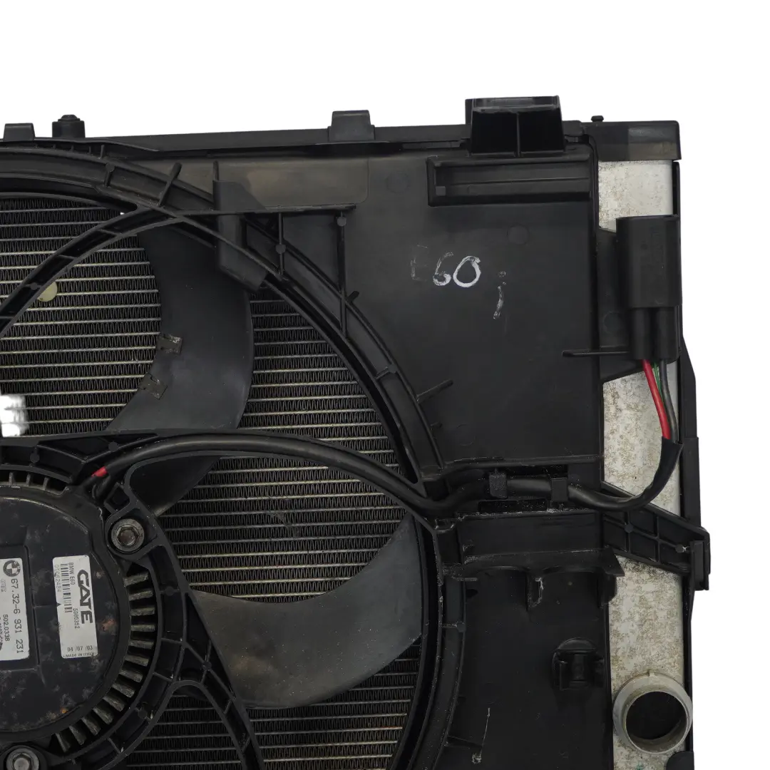 M54 400W Ventilador radiador refrigeración motor para BMW E60 E61 520i 525i con número de pieza 7526824 BMW E60 E61 520i 525i M54 400W Ventilador radiador refrigeración motor - SKU 7526824-2 - Número de pieza 7526824