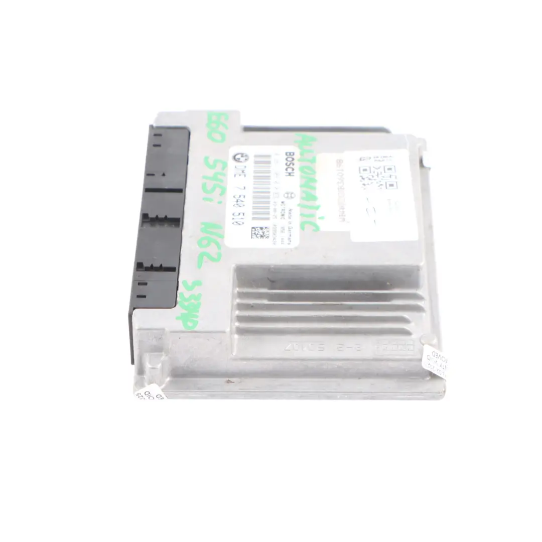 BMW E60 E63 545i 645Ci 333HP N62 Engine Control Unit ECU DME Automatic - SKU 7540510 - Part number 7540510