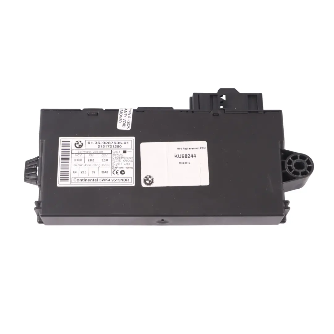 BMW E60 E90 E91 N52 325i 525i 218HP ECU Kit DME CAS3 Cle Automatic - SKU 7567178-14 - Numéro de pièce 7567178
