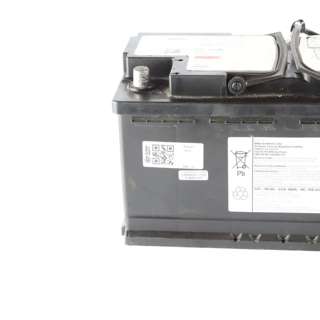 Banner AGM 12V Accumulator Battery 90Ah 900A to BMW with Part number 7575327 BMW Banner AGM 12V Accumulator Battery 90Ah 900A - SKU 7575327 - Part number 7575327