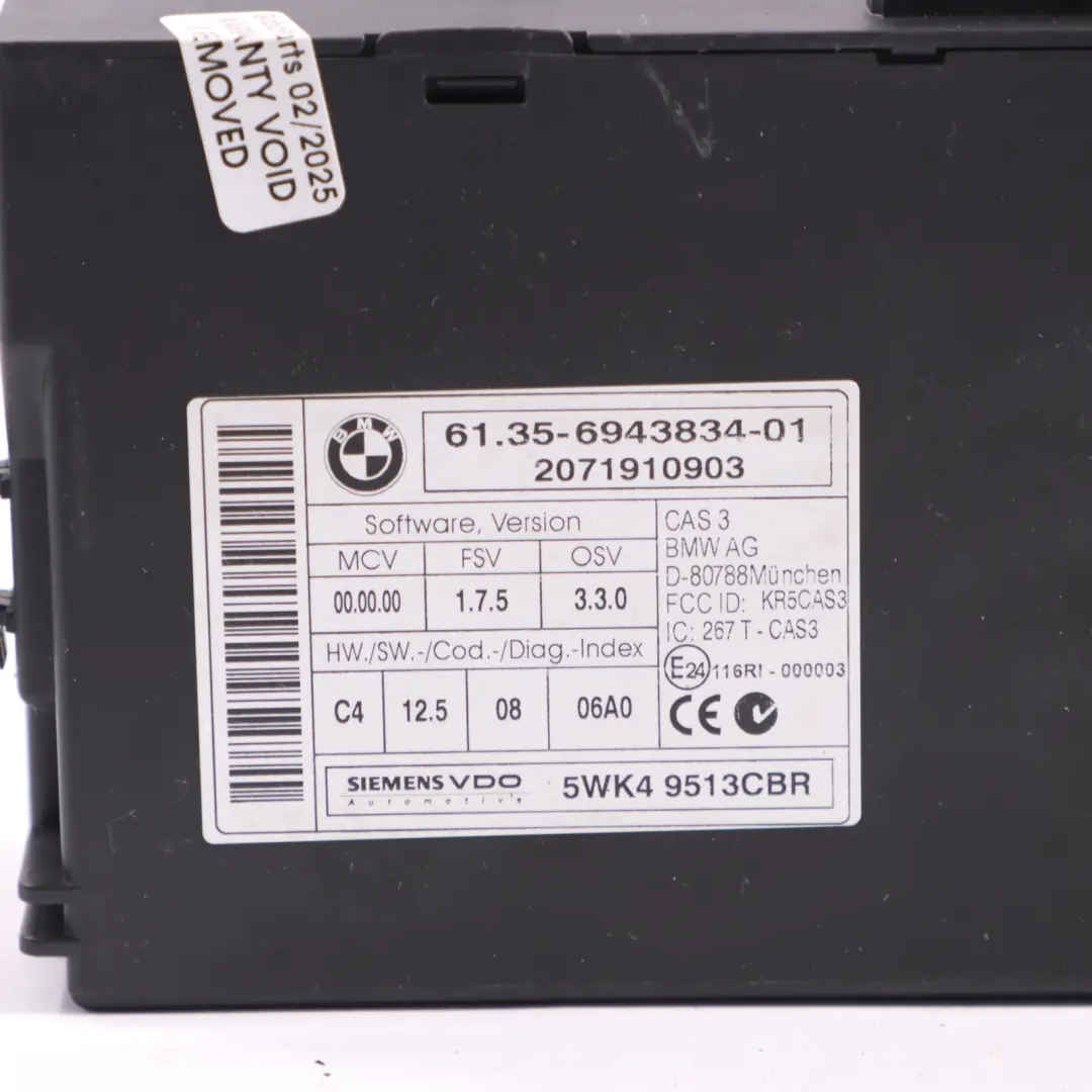 BMW E81 E87 LCI E90 120i 320i N43 170HP ECU Kit DME CAS3 Key Automatic - SKU 7580279-5 - Part number 7580279