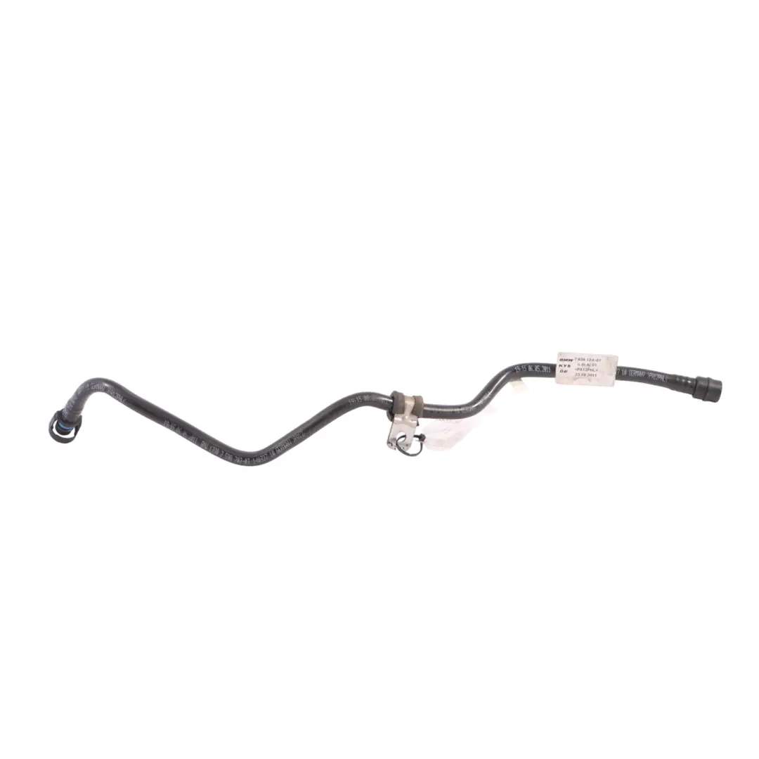 Breather Line BMW X1 E84 E90 E91 LCI Fuel Tank Pipe to with Part number 7636124 Breather Line BMW X1 E84 E90 E91 LCI Fuel Tank Pipe - SKU 7636124 - Part number 7636124