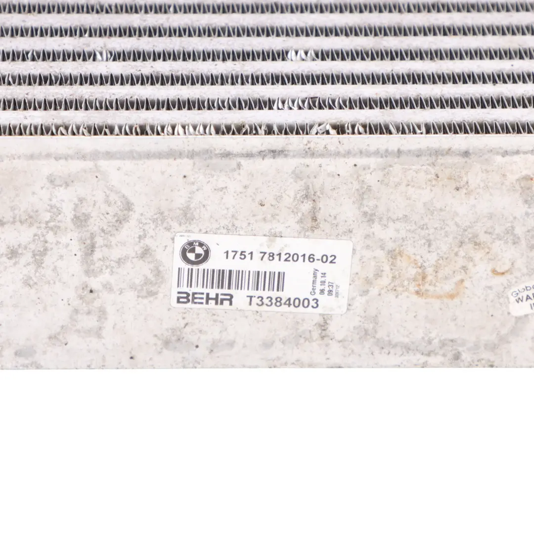 Radiator Charge Air BMW F07 F10 F11 F12 F13 Diesel Cooler Intercooler to with Part number 7812016 Radiator Charge Air BMW F07 F10 F11 F12 F13 Diesel Cooler Intercooler - SKU 7812016 - Part number 7812016