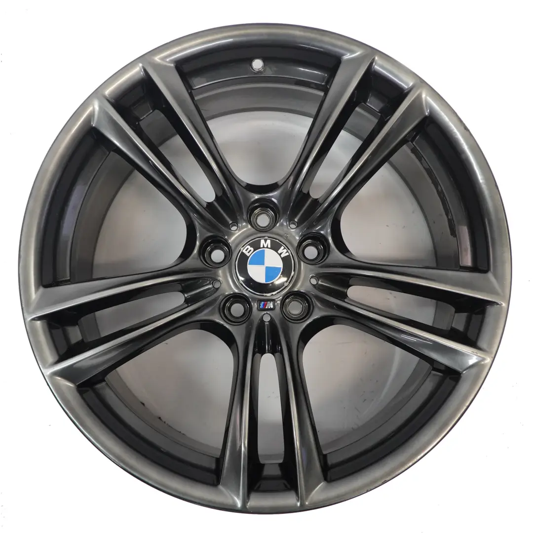 Alufelge Hinten 20" ET:41 10J M Doppel Speiche 303 für BMW F01 F07 GT mit Teilenummer 7841824 BMW F01 F07 GT Alufelge Hinten 20" ET:41 10J M Doppel Speiche 303 - SKU 7841824-2 - Teilenummer 7841824