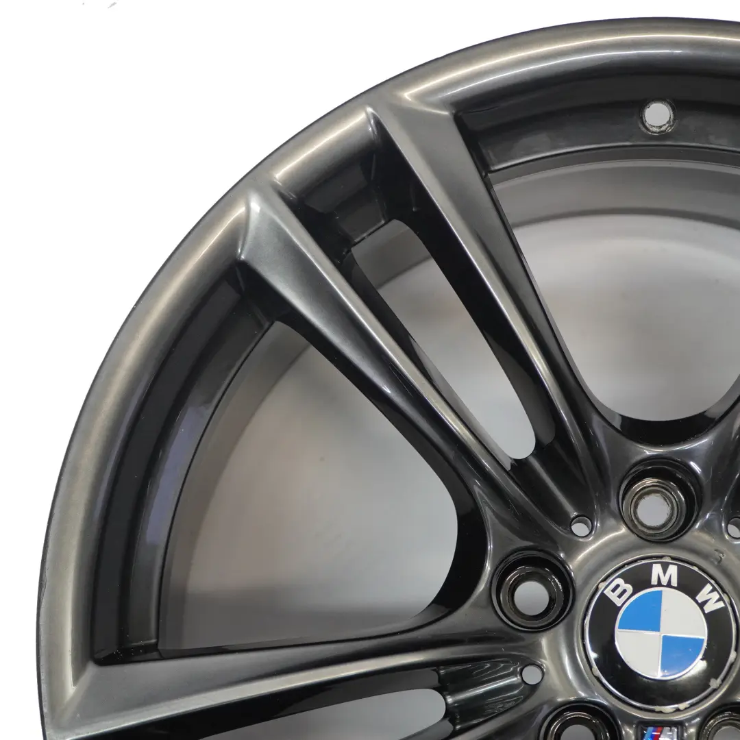 Alufelge Hinten 20" ET:41 10J M Doppel Speiche 303 für BMW F01 F07 GT mit Teilenummer 7841824 BMW F01 F07 GT Alufelge Hinten 20" ET:41 10J M Doppel Speiche 303 - SKU 7841824-2 - Teilenummer 7841824