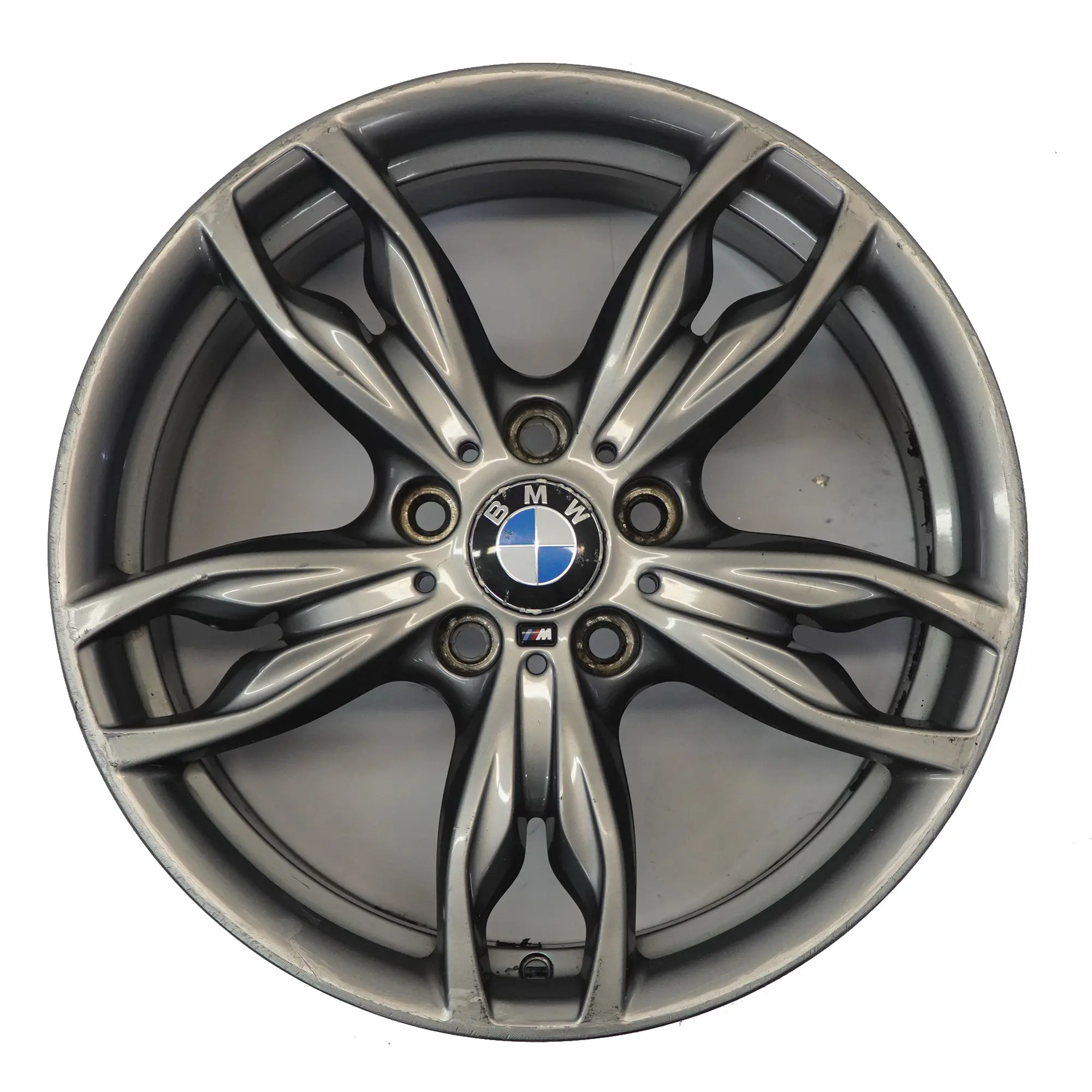 BMW F20 Cerchio lega anteriore grigio ferrico 18" M doppie razze 7,5J 7845870