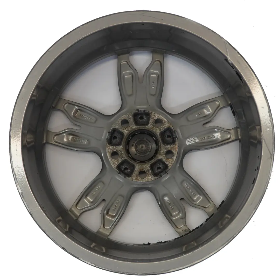 Cerchio lega anteriore grigio ferrico 18" M doppie razze 7,5J per BMW F20 con numero di parte 7845870 BMW F20 Cerchio lega anteriore grigio ferrico 18" M doppie razze 7,5J - SKU 7845870-3 - Numero di parte 7845870