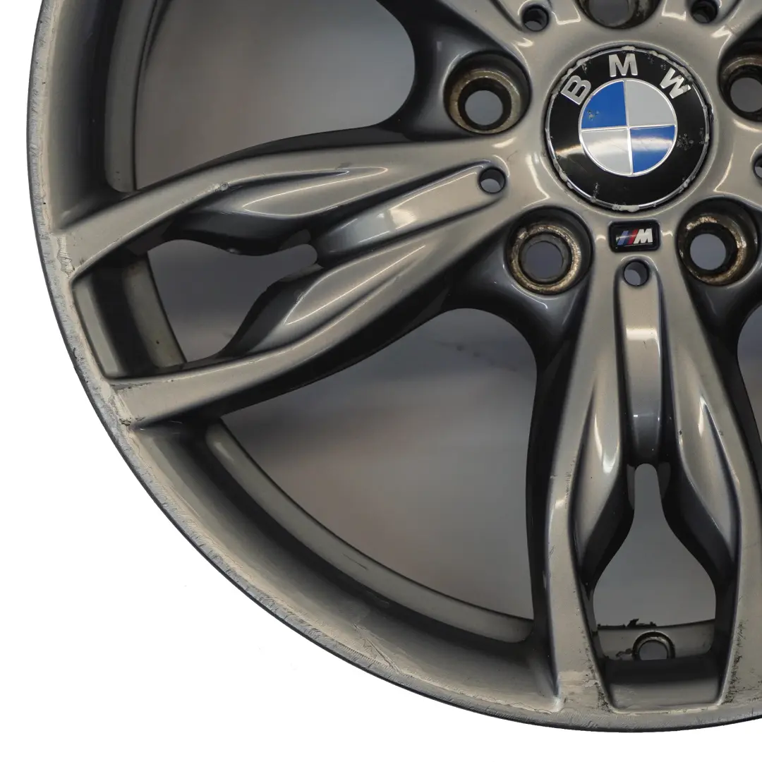 BMW F20 Jante avant en alliage gris ferrique 18" M Double rayon 436 7,5J - SKU 7845870-3 - Numéro de pièce 7845870