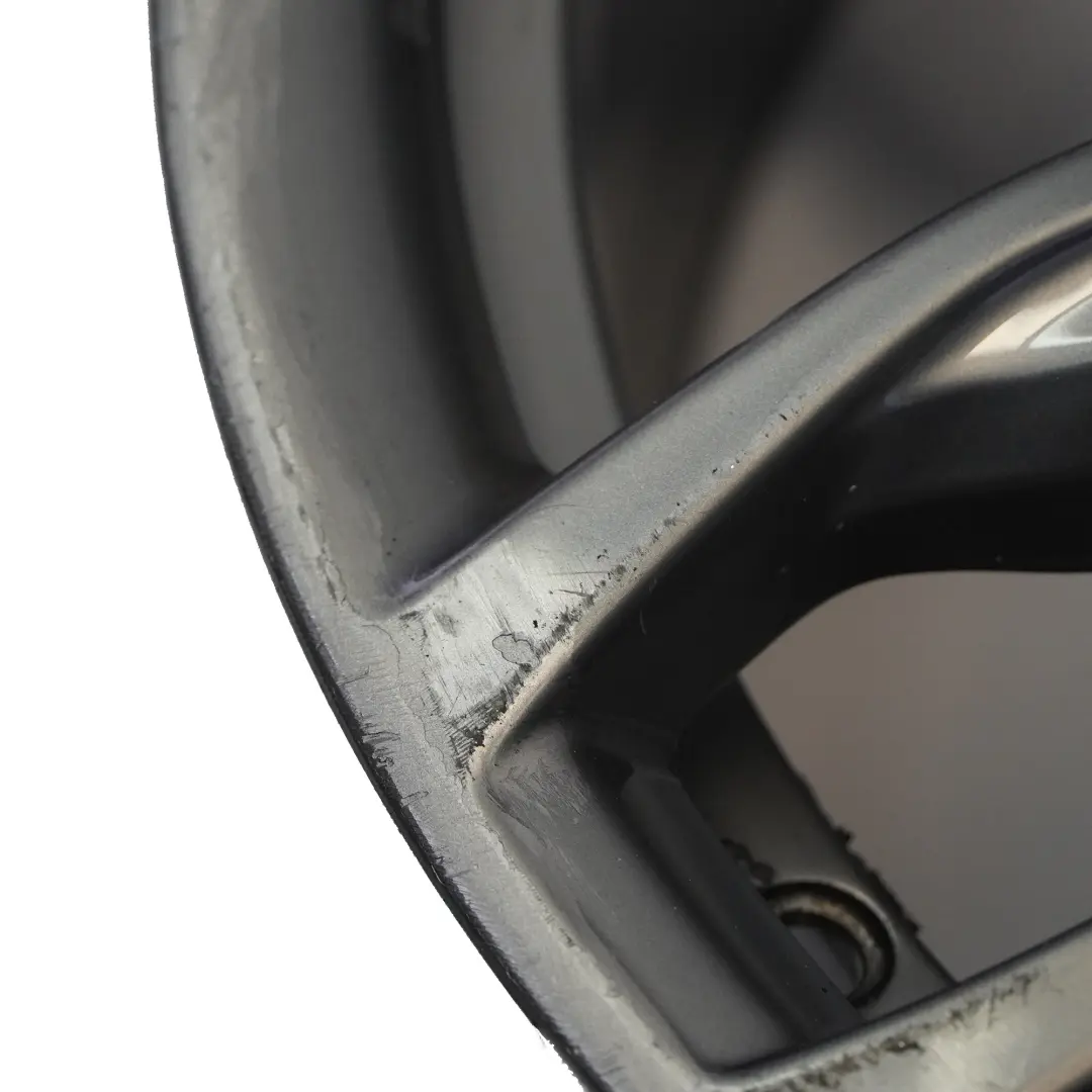 Front Ferric Grey Wheel Alloy Rim 18" M Double Spoke 436 7,5J to BMW F20 with Part number 7845870 BMW F20 Front Ferric Grey Wheel Alloy Rim 18" M Double Spoke 436 7,5J - SKU 7845870-3 - Part number 7845870