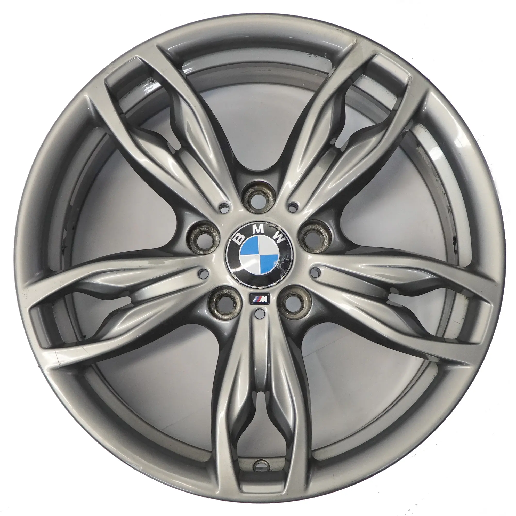 BMW F20 Front Ferric Grey Wheel Alloy Rim 18" M Double Spoke 436 7,5J 7845870
