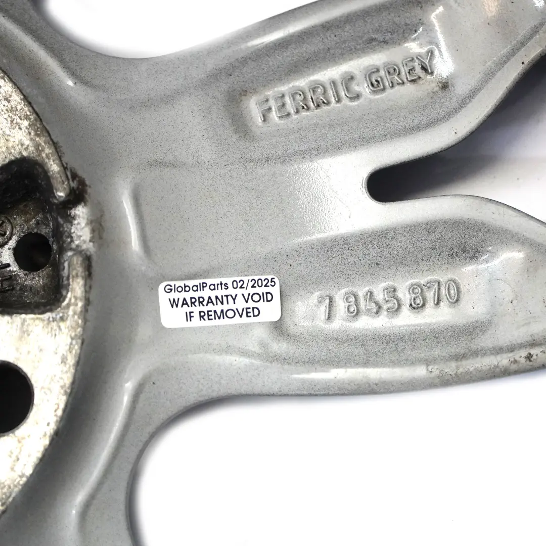 Vorne Ferric Grau Leicht metall felge 18" M Doppelspeiche 7,5J für BMW F20 mit Teilenummer 7845870 BMW F20 Vorne Ferric Grau Leicht metall felge 18" M Doppelspeiche 7,5J - SKU 7845870-4 - Teilenummer 7845870