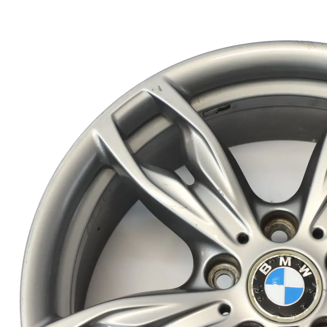 Front Ferric Grey Wheel Alloy Rim 18" M Double Spoke 436 7,5J to BMW F20 with Part number 7845870 BMW F20 Front Ferric Grey Wheel Alloy Rim 18" M Double Spoke 436 7,5J - SKU 7845870-5 - Part number 7845870