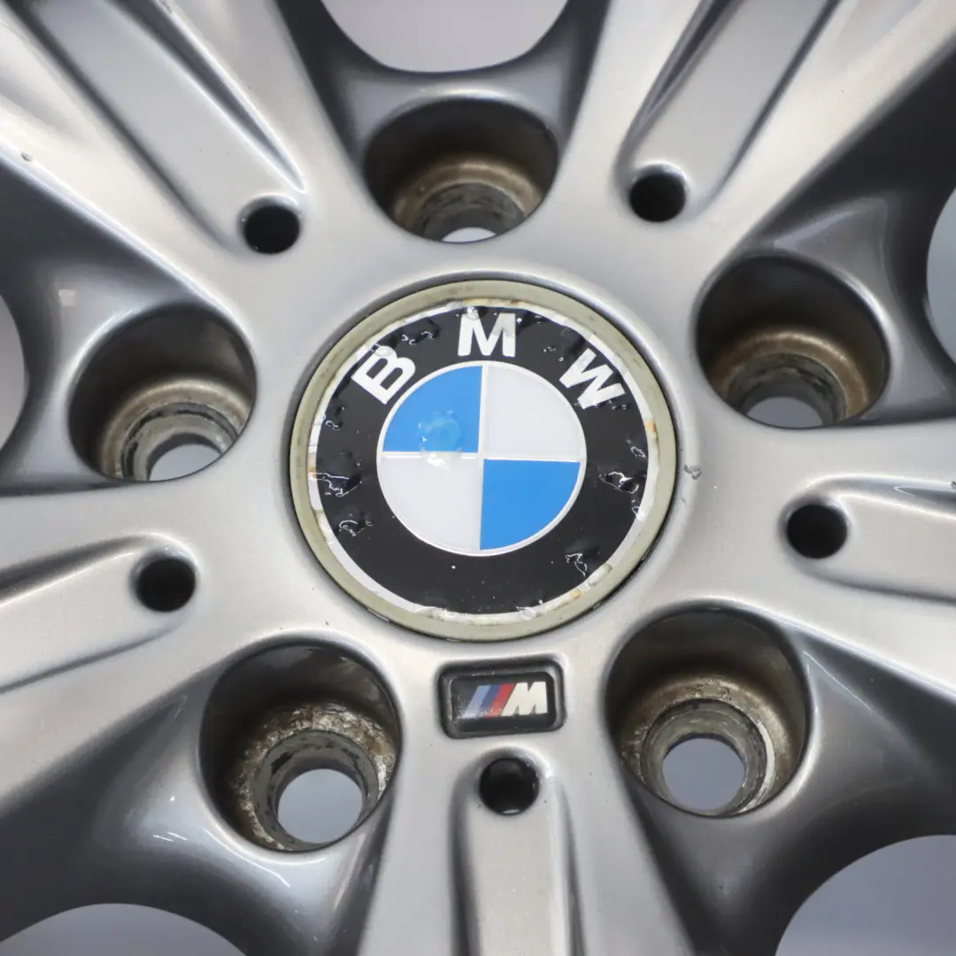 Front Ferric Grey Wheel Alloy Rim 18" M Double Spoke 436 7,5J to BMW F20 with Part number 7845870 BMW F20 Front Ferric Grey Wheel Alloy Rim 18" M Double Spoke 436 7,5J - SKU 7845870-5 - Part number 7845870