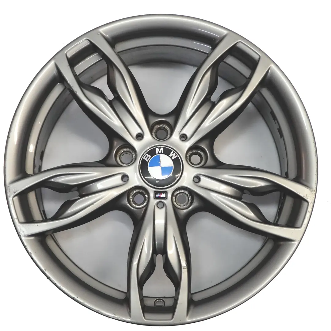 Front Wheel Alloy Rim 18" M Double Spoke 436 7,5J to BMW F20 with Part number 7845870 BMW F20 Front Wheel Alloy Rim 18" M Double Spoke 436 7,5J - SKU 7845870-6 - Part number 7845870