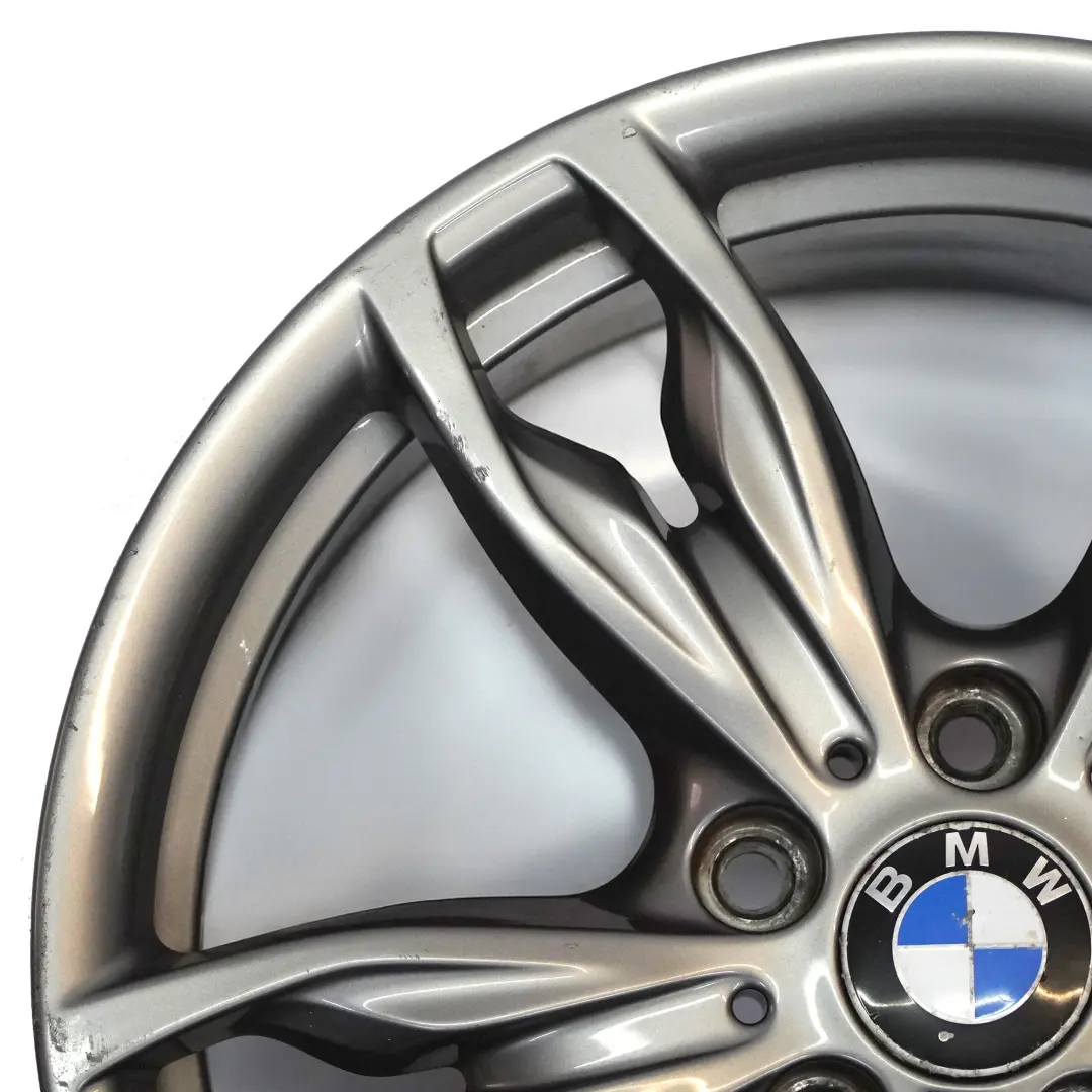 Front Wheel Alloy Rim 18" M Double Spoke 436 7,5J to BMW F20 with Part number 7845870 BMW F20 Front Wheel Alloy Rim 18" M Double Spoke 436 7,5J - SKU 7845870-6 - Part number 7845870
