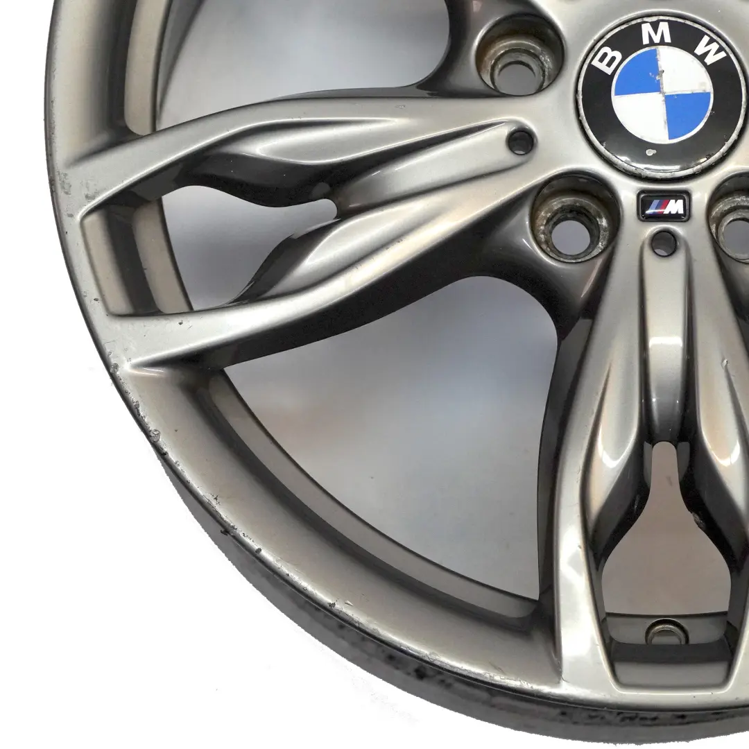 Front Wheel Alloy Rim 18" M Double Spoke 436 7,5J to BMW F20 with Part number 7845870 BMW F20 Front Wheel Alloy Rim 18" M Double Spoke 436 7,5J - SKU 7845870-6 - Part number 7845870