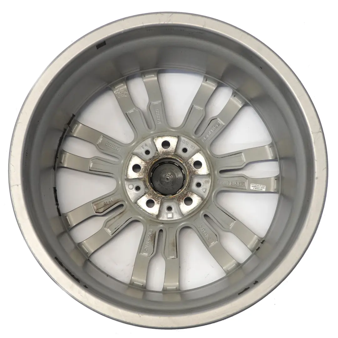 llanta trasera aleación plata 19 "ET:47 8,5J M Star Spoke para BMW F30 F31 con número de pieza 7845883 BMW F30 F31 llanta trasera aleación plata 19 "ET:47 8,5J M Star Spoke - SKU 7845883-7 - Número de pieza 7845883