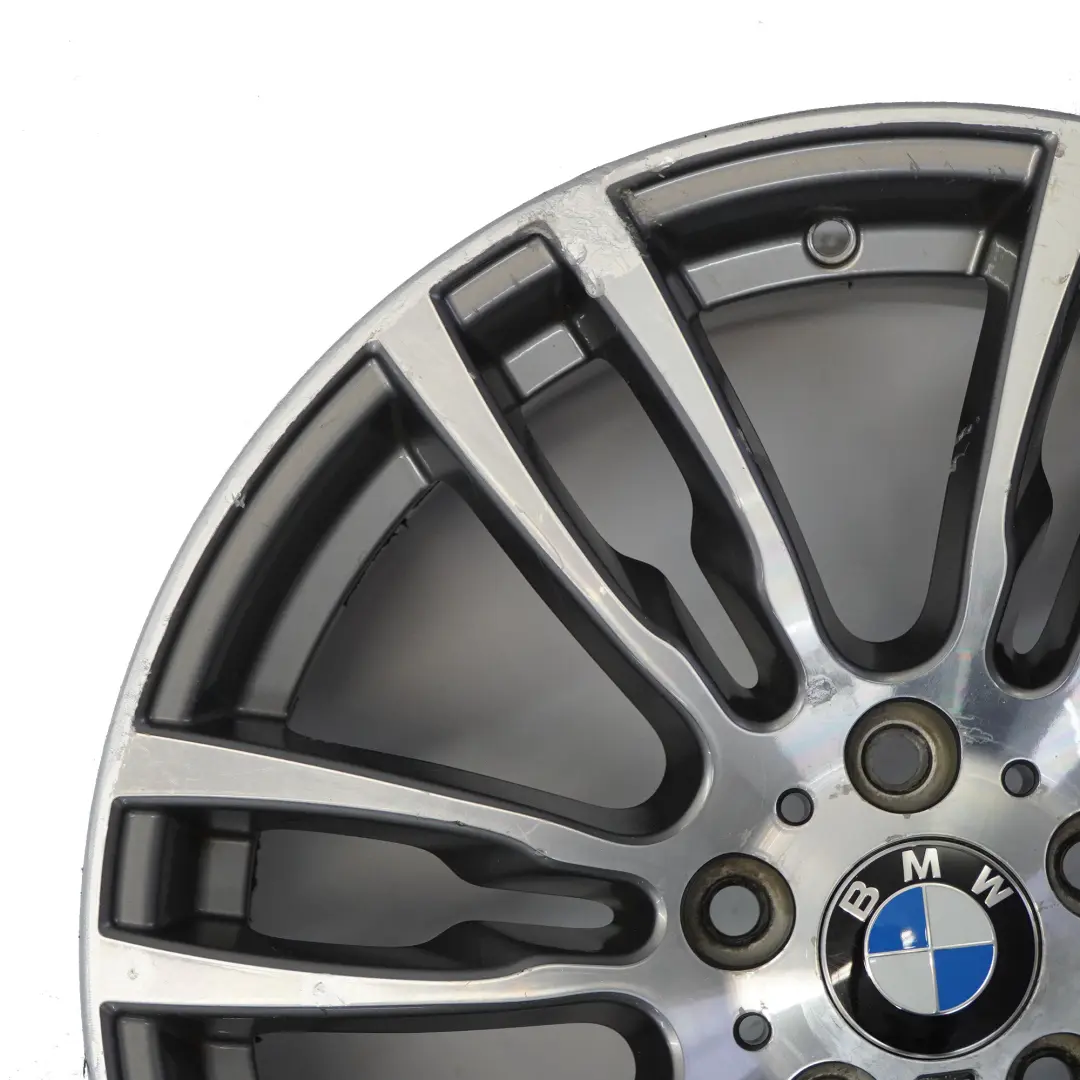 Jante arrière alliage argenté 19" ET:47 8,5J M Star Spoke pour BMW F30 F31 à propos du numéro de pièce 7845883 BMW F30 F31 Jante arrière alliage argenté 19" ET:47 8,5J M Star Spoke - SKU 7845883-7 - Numéro de pièce 7845883