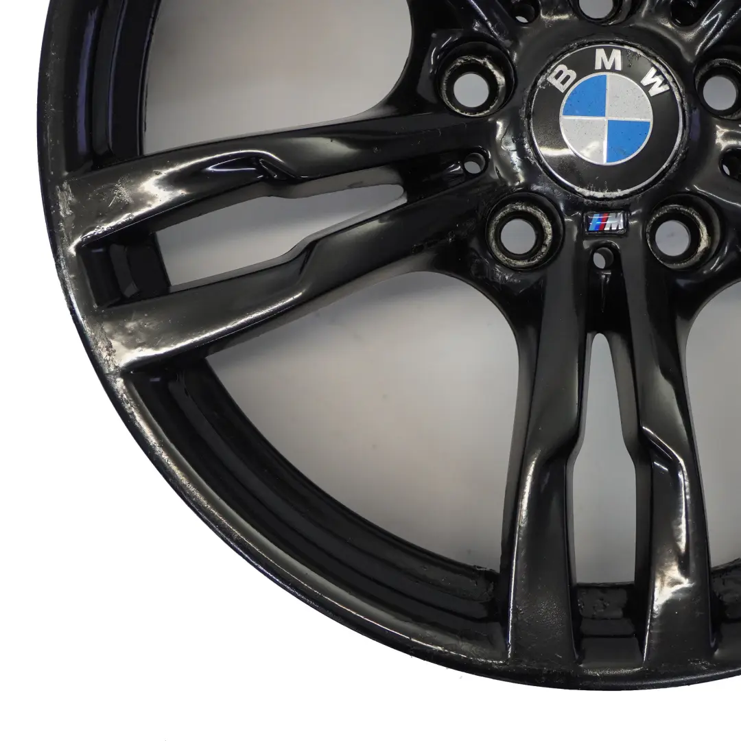Alloy Rim 18" 8J ET:34 M Double Spoke 441 to BMW F30 F31 F32 Black Wheel with Part number 7846778 BMW F30 F31 F32 Black Wheel Alloy Rim 18" 8J ET:34 M Double Spoke 441 - SKU 7846778-4 - Part number 7846778