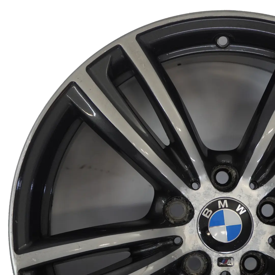 BMW F30 F31 F32 Rear Alloy Wheel Rim 19" 8,5J ET:47 M Double Spoke 442 - SKU 7846781-2 - Part number 7846781