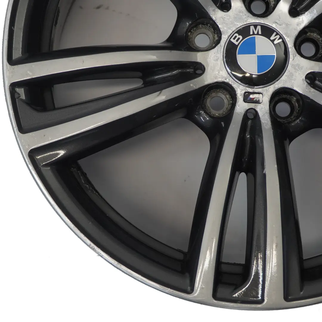 BMW F30 F31 F32 Rear Alloy Wheel Rim 19" 8,5J ET:47 M Double Spoke 442 - SKU 7846781-2 - Part number 7846781