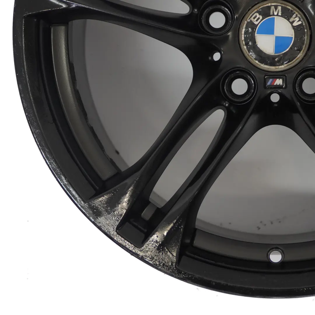 BMW F10 F06 F12 Rear Black Alloy Wheel Rim 18" 9J ET:44 M Double 613 - SKU 7848573-5 - Part number 7848573