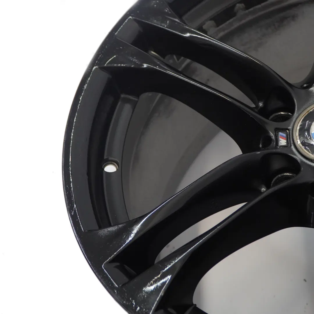 BMW F10 F06 F12 Rear Black Alloy Wheel Rim 18" 9J ET:44 M Double 613 - SKU 7848573-5 - Part number 7848573