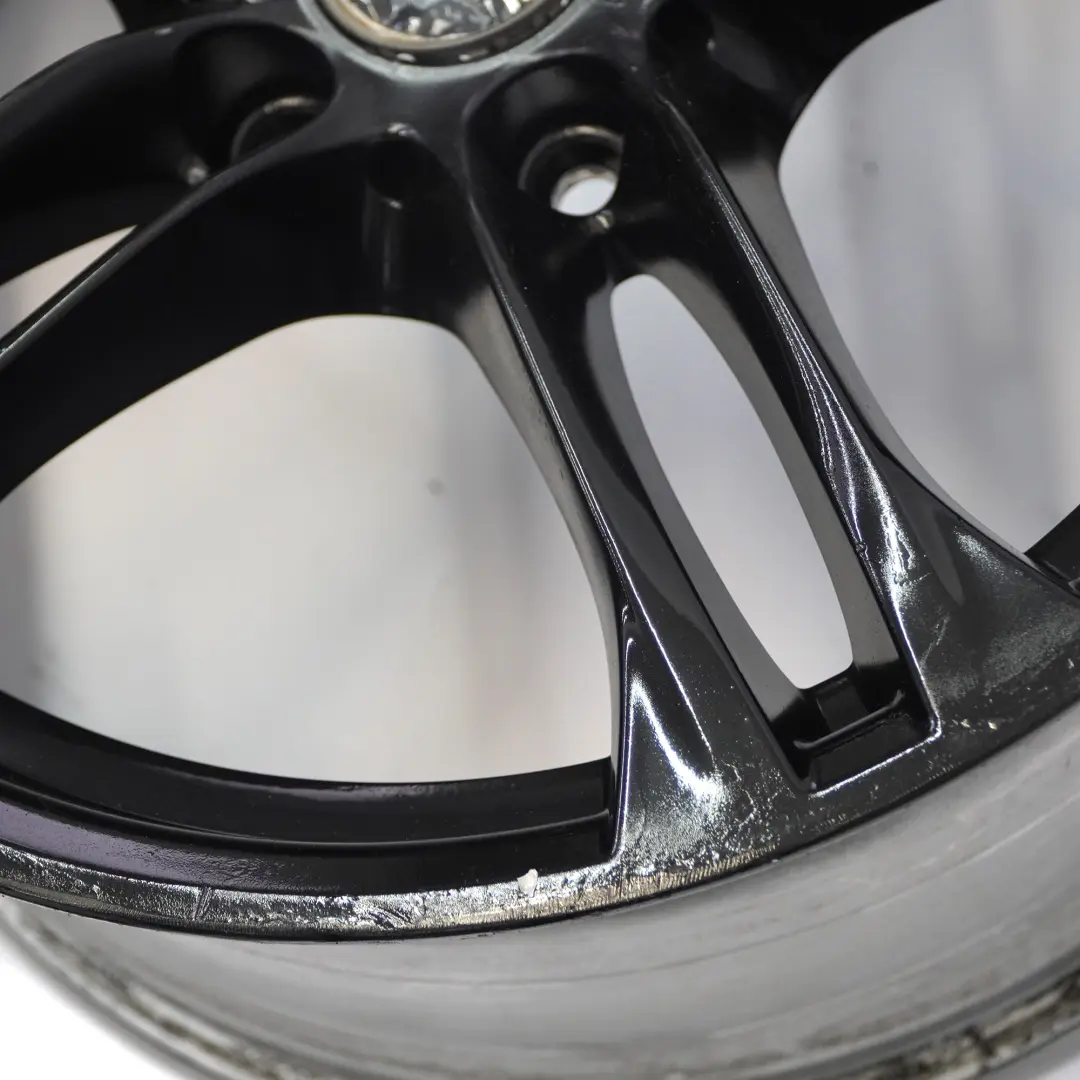 BMW F10 F06 F12 Rear Black Alloy Wheel Rim 18" 9J ET:44 M Double 613 - SKU 7848573-5 - Part number 7848573