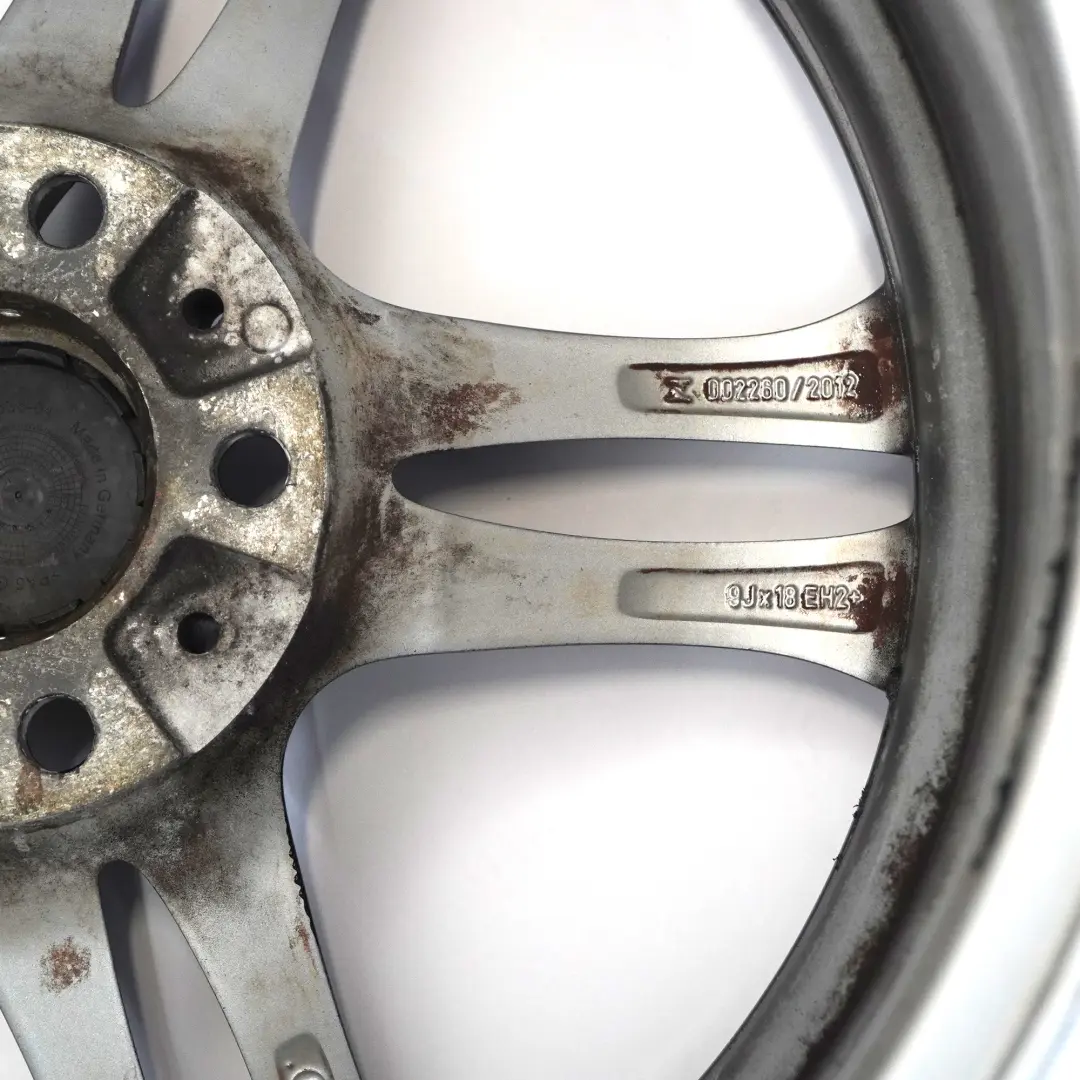 BMW F10 F06 F12 Rear Alloy Wheel Rim 18" 9J ET:44 M Double Spoke 613 - SKU 7848573-6 - Part number 7848573