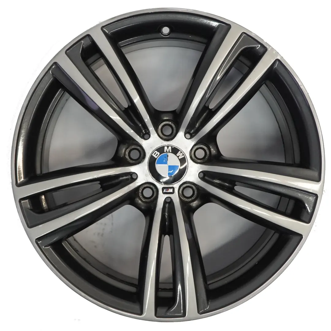 BMW F30 F31 F32 Rear Alloy Wheel Rim 19" ET:47 8,5J M Double Spoke 704 - SKU 7856711-2 - Part number 7856711