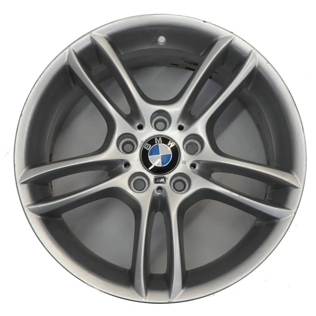 Alloy Wheel Rim 18" M double Spoke 261 8,5J ET:52 to BMW E81 E82 E87 Rear with Part number 7891051 BMW E81 E82 E87 Rear Alloy Wheel Rim 18" M double Spoke 261 8,5J ET:52 - SKU 7891051-3 - Part number 7891051