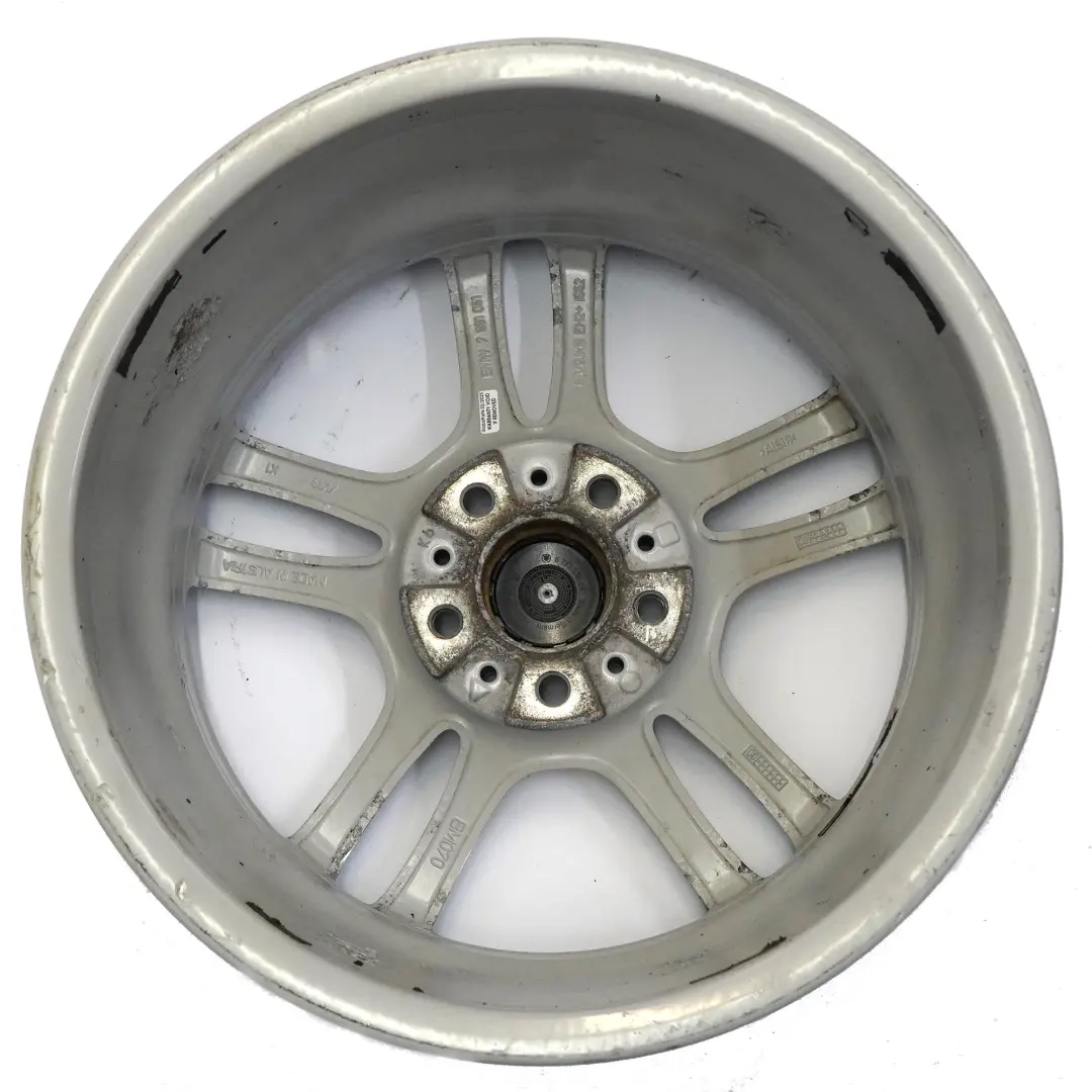 Alloy Wheel Rim 18" M double Spoke 261 8,5J ET:52 to BMW E81 E82 E87 Rear with Part number 7891051 BMW E81 E82 E87 Rear Alloy Wheel Rim 18" M double Spoke 261 8,5J ET:52 - SKU 7891051-3 - Part number 7891051