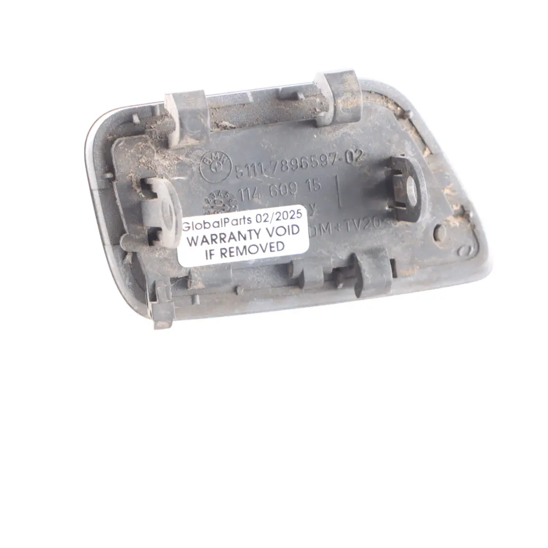 Front Bumper Headligh Flap Cover Left N/S Titansilber to BMW 5 E60 M Sport with Part number 7896597 BMW 5 E60 M Sport Front Bumper Headligh Flap Cover Left N/S Titansilber - SKU 7896597-TS - Part number 7896597