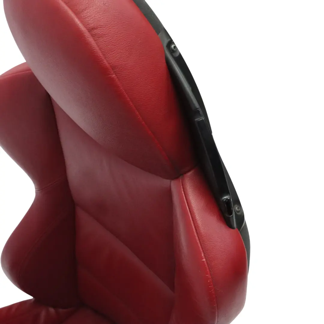BMW Z4 E85 E86 M Sport Fotel Przedni Lewy Przód Grzany Skóra Czerwony - SKU 7909245-2 - Numer Części 7909245