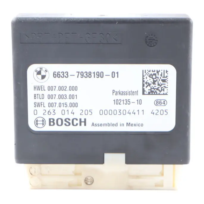 Sensor De Aparcamiento BMW F20 F21 F22 F23 F30 F34 GT Módulo PDC Control para con número de pieza 7938190 Sensor De Aparcamiento BMW F20 F21 F22 F23 F30 F34 GT Módulo PDC Control - SKU 7938190 - Número de pieza 7938190