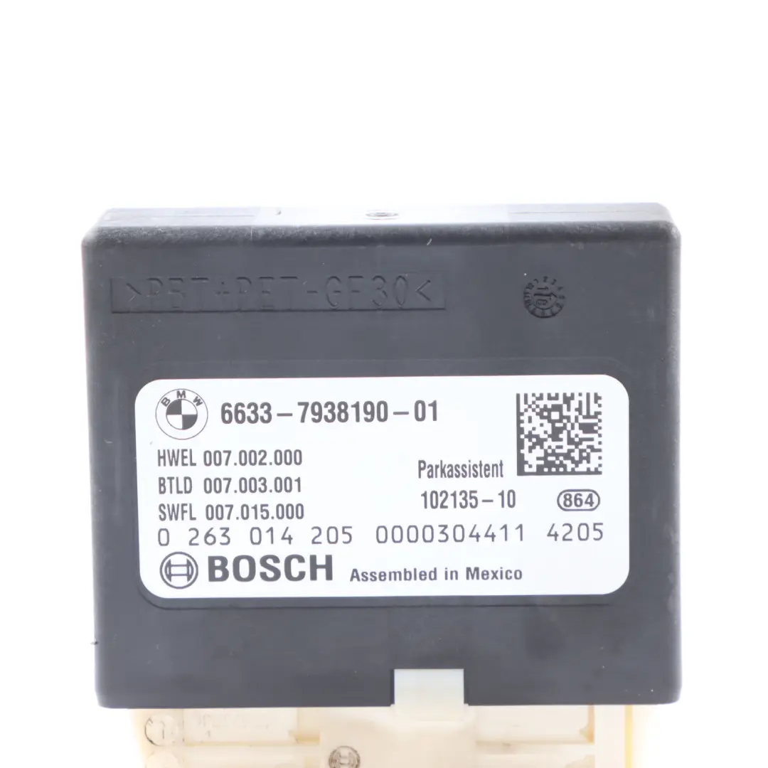  Sensor De Aparcamiento BMW F20 F21 F22 F23 F30 F34 GT Módulo PDC Control - SKU 7938190 - Número de pieza 7938190