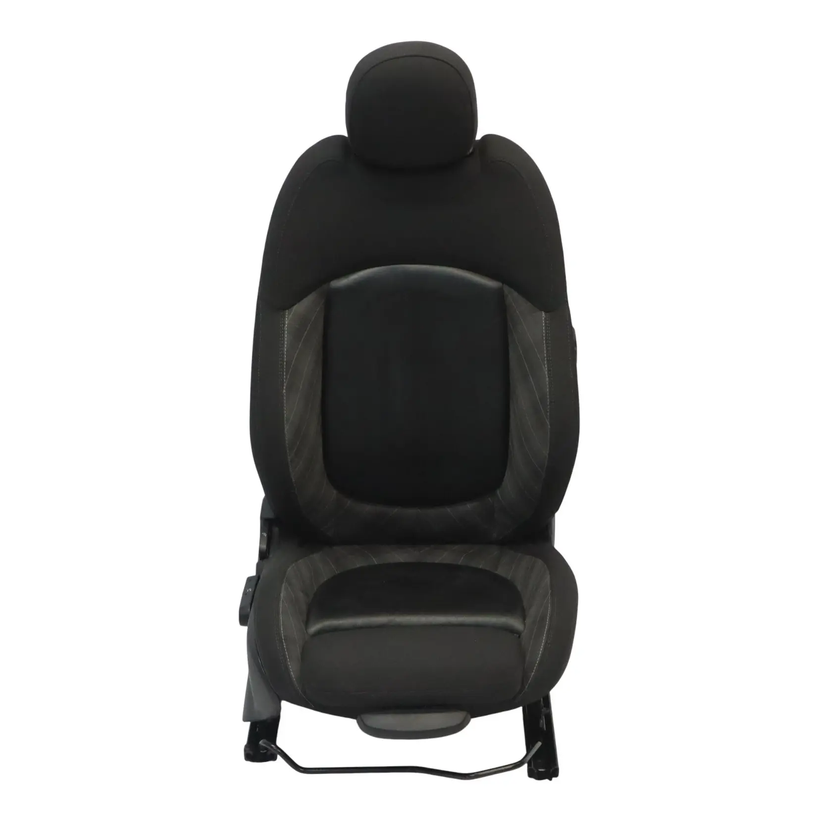 Mini Countryman F60 Sedile Sportivo Anteriore Destro Mezza Pelle Nero Carbonio