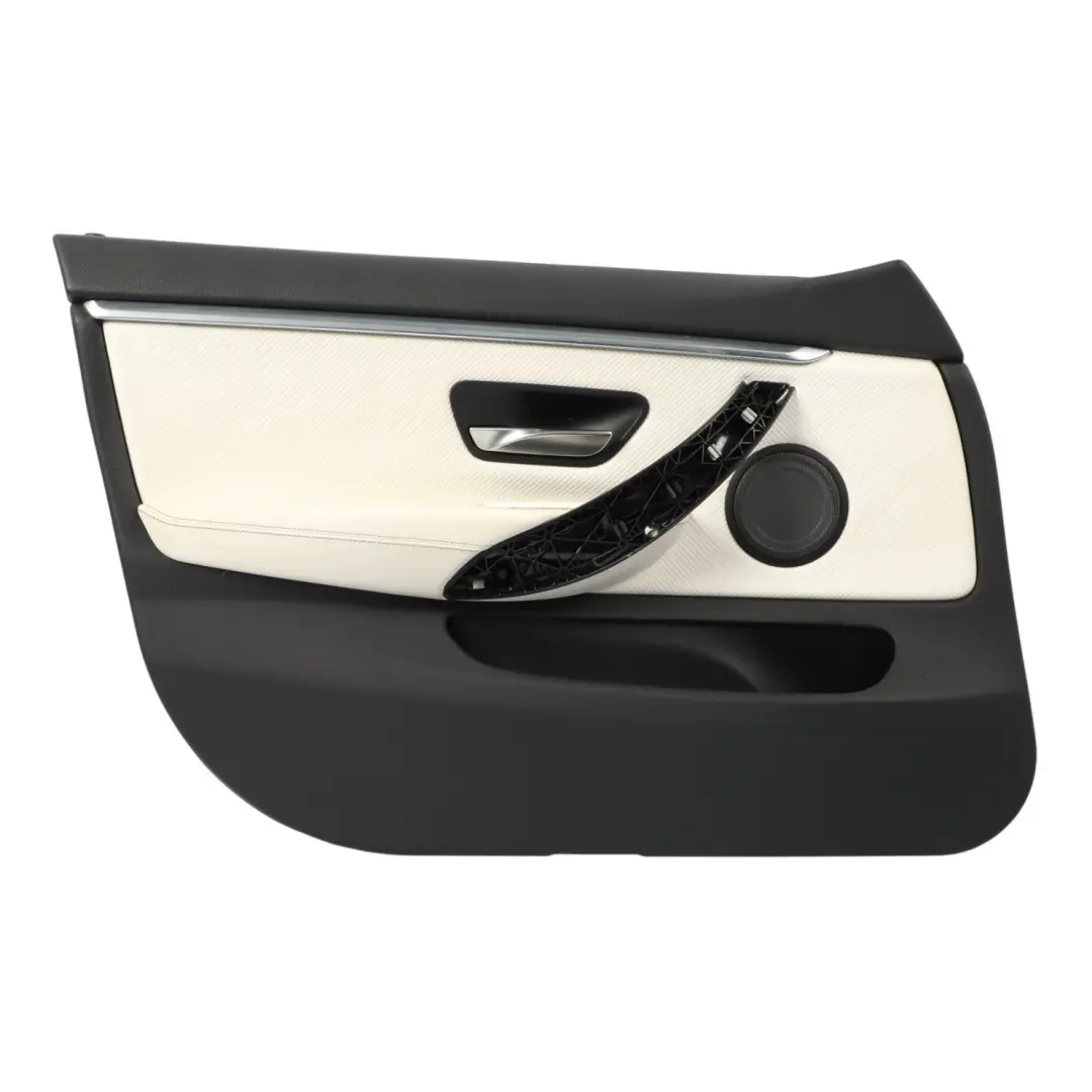 Door Card Trim Panel Front Left N/S Leather White to BMW F36 with Part number 7987379 BMW F36 Door Card Trim Panel Front Left N/S Leather White - SKU 7987379 - Part number 7987379