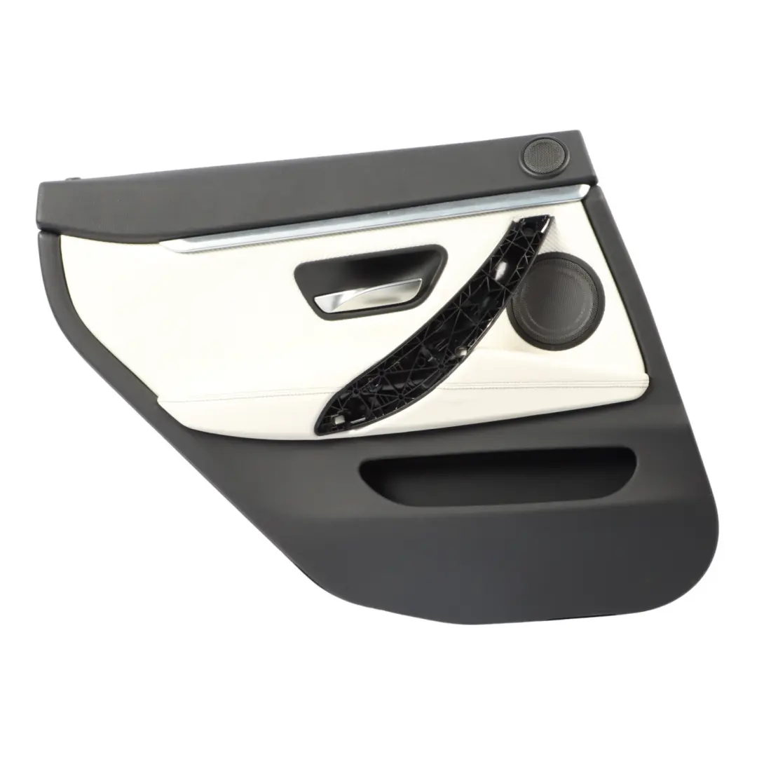 Trim Panel Door Card Leather White Rear Left N/S to BMW F36 with Part number 7987383 BMW F36 Trim Panel Door Card Leather White Rear Left N/S - SKU 7987383 - Part number 7987383