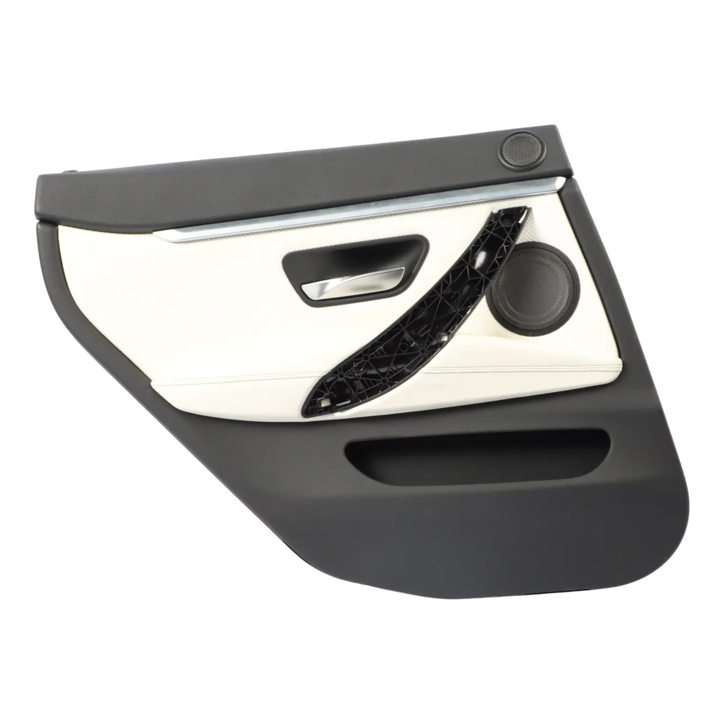 BMW F36 Trim Panel Door Card Leather White Rear Left N/S 7987383