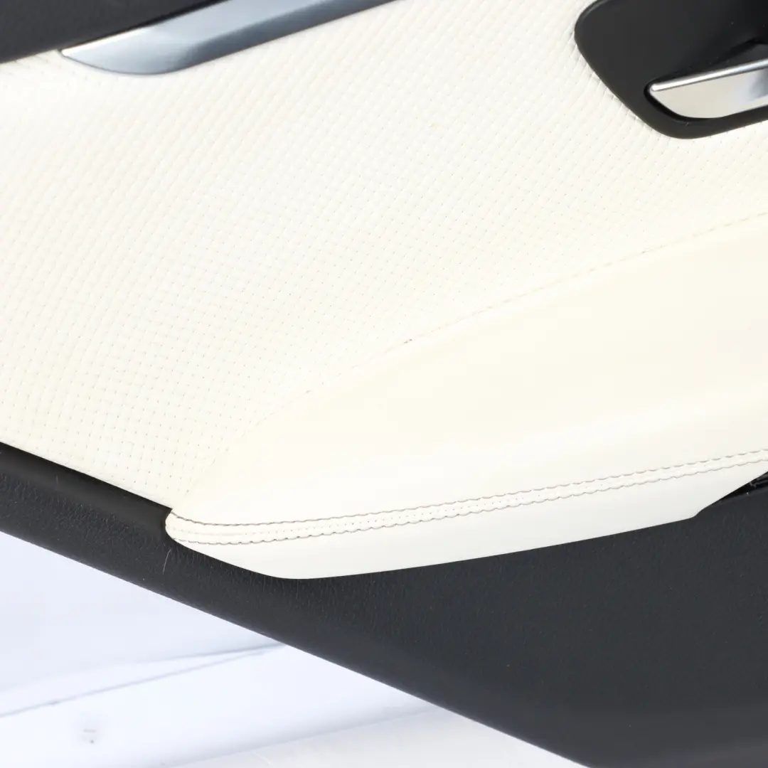 Trim Panel Door Card Leather White Rear Left N/S to BMW F36 with Part number 7987383 BMW F36 Trim Panel Door Card Leather White Rear Left N/S - SKU 7987383 - Part number 7987383