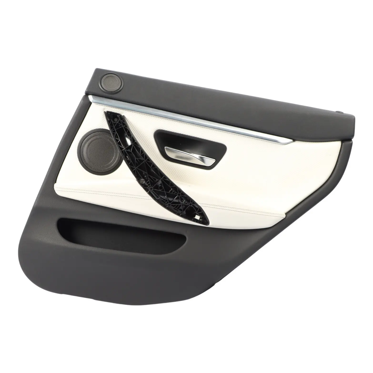 BMW F36 Trim Panel Door Card Leather White Rear Right O/S 7987384