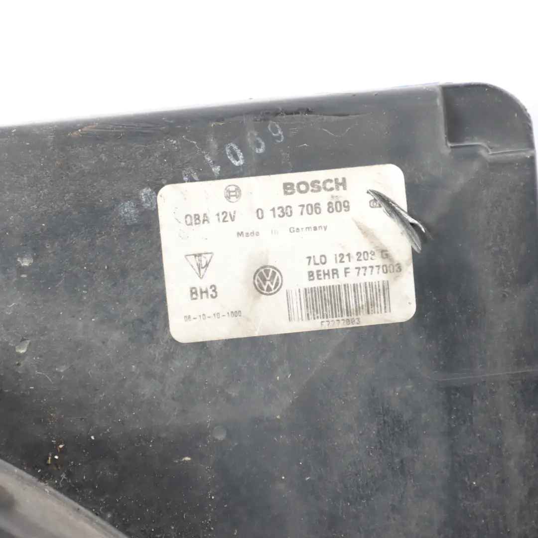 Audi Q7 4L A/C Air Condition Radiator Fan Shroud Motor - SKU 7L0121207E - Part number 7L0121207E