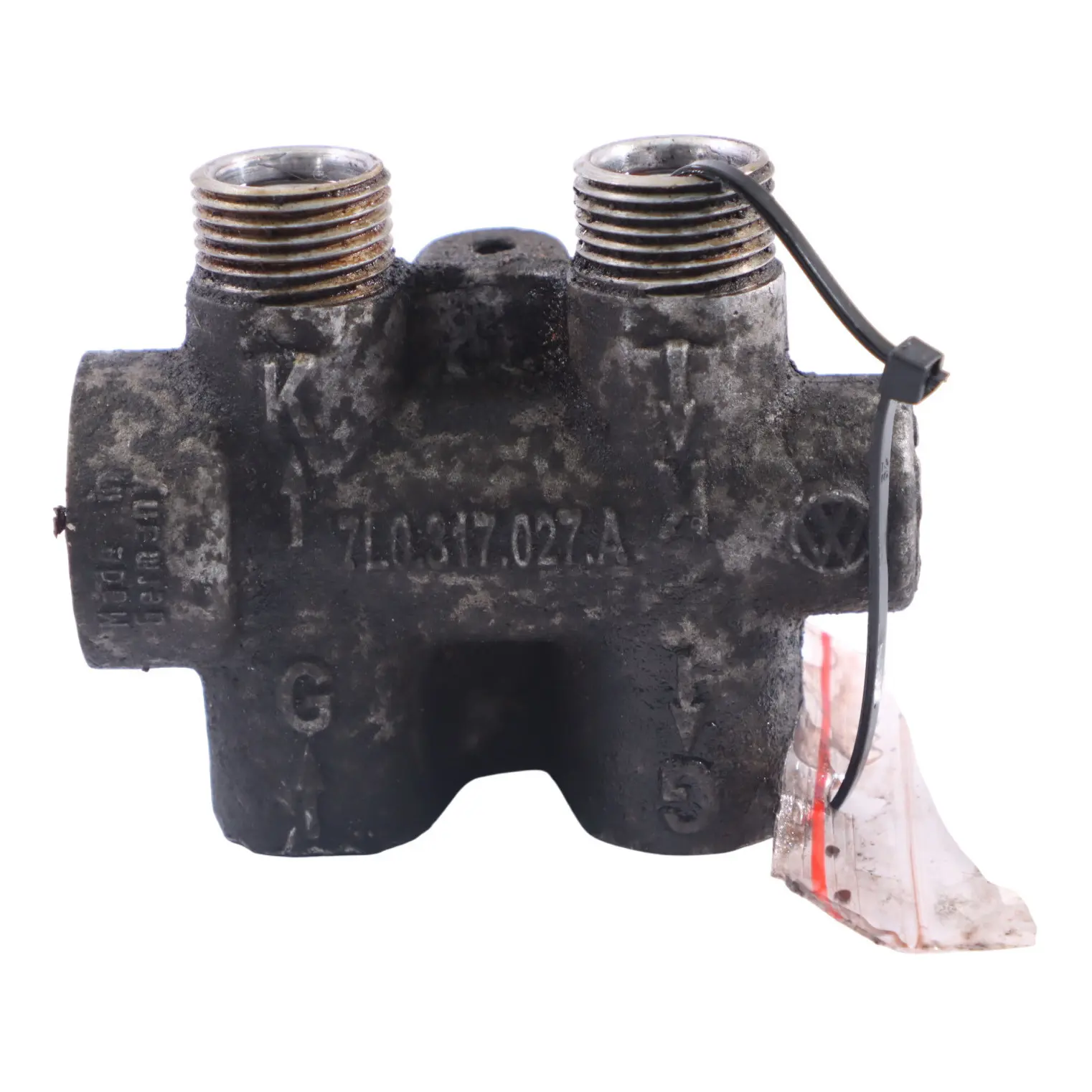 VW Volkswagen Touareg 7L Thermostat Refroidisseur D'Huile Radiateur 7L0317027A