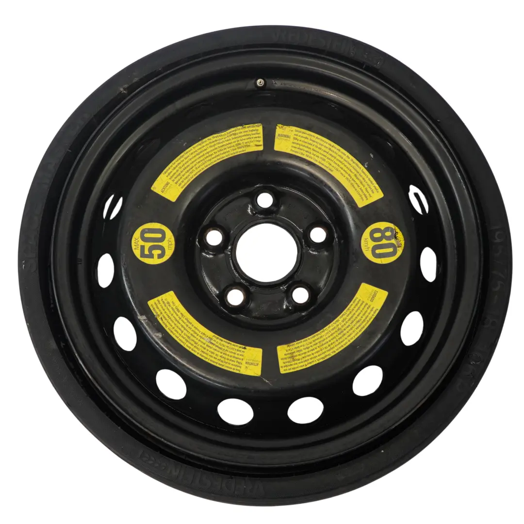 Audi Q7 4L Roue secours acier Pneu Vredestein 195/75 R18 ET:53 6.5J - SKU 7L0601011C - Numéro de pièce 7L0601011C