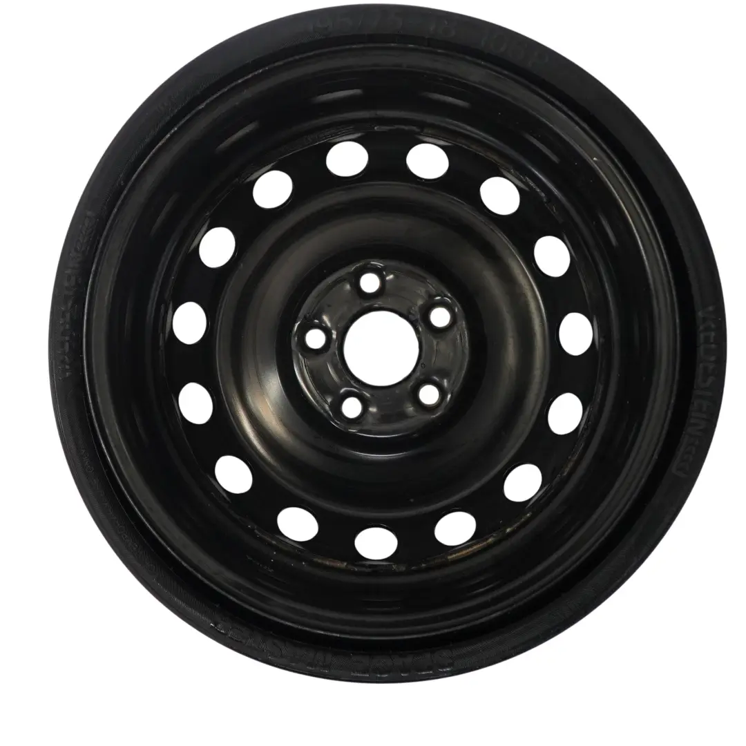 Audi Q7 4L Roue secours acier Pneu Vredestein 195/75 R18 ET:53 6.5J - SKU 7L0601011C - Numéro de pièce 7L0601011C