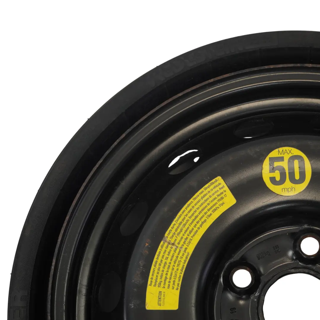 Volkswagen Touareg 7L Jante en acier R18 Pneu 195/75 - SKU 7L0601027A - Numéro de pièce 7L0601027A