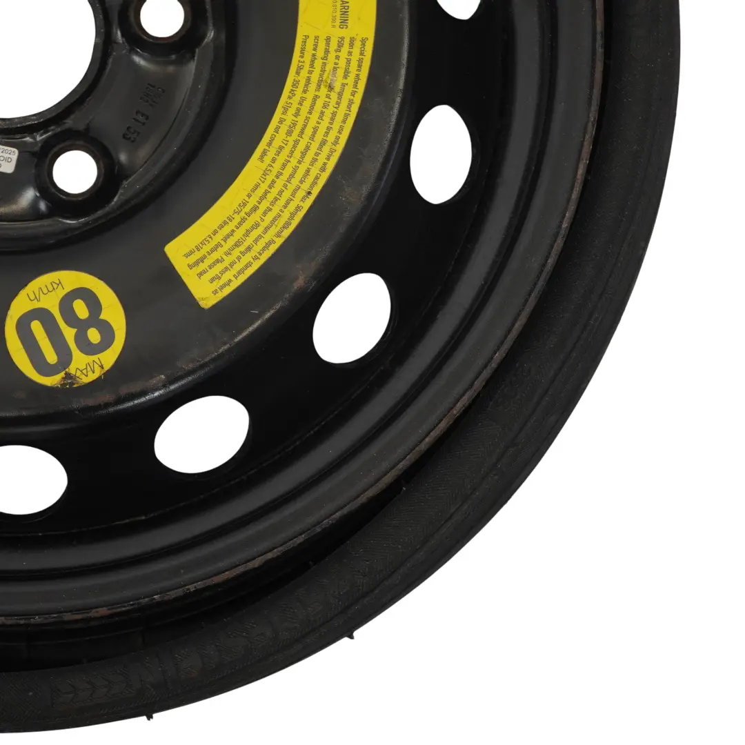 Volkswagen Touareg 7L Cerchio Acciaio R18 Pneumatico 195/75 - SKU 7L0601027A - Numero di parte 7L0601027A