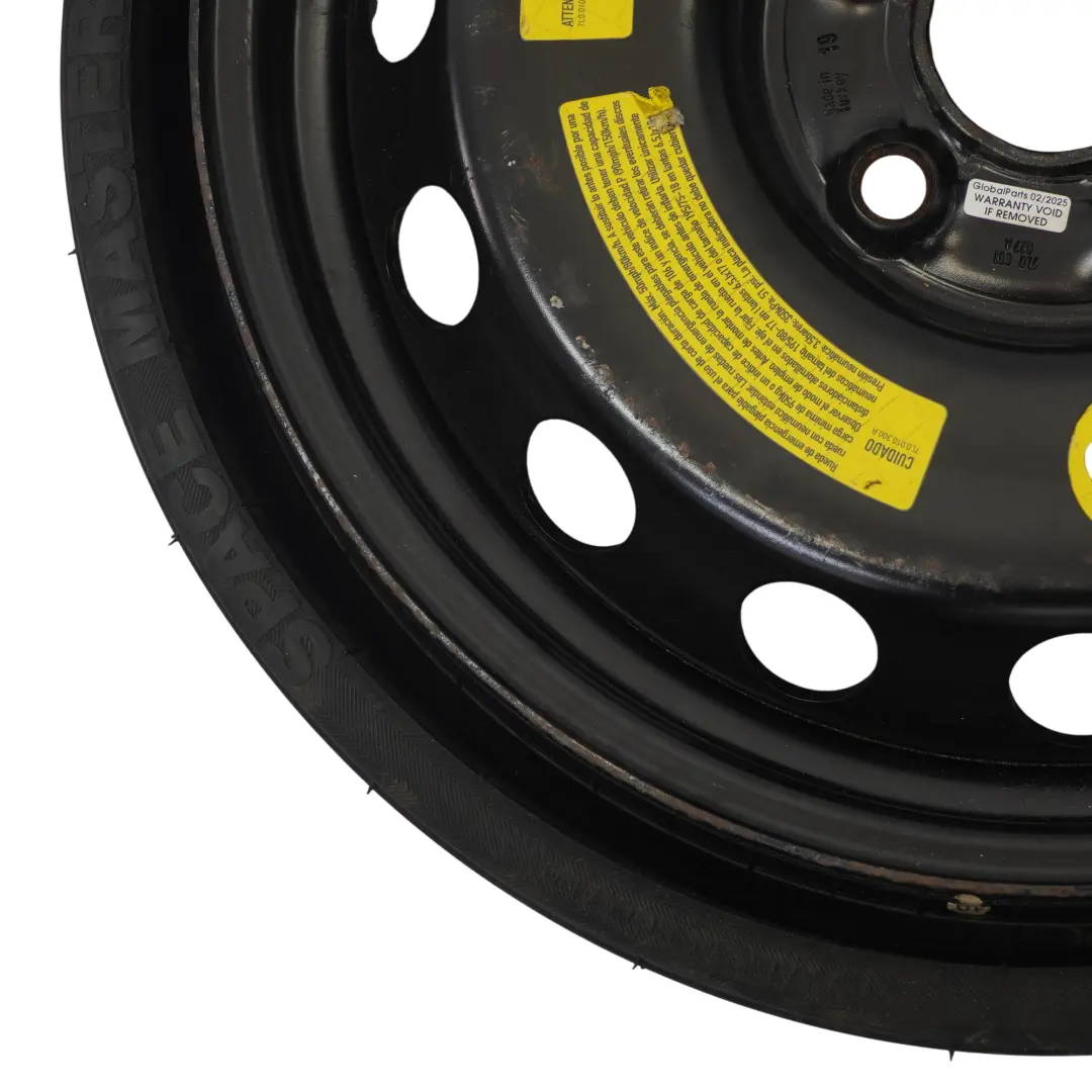 Volkswagen Touareg 7L Koło Zapasowe Dojazdrowe 195/75 R18 - SKU 7L0601027A - Numer Części 7L0601027A